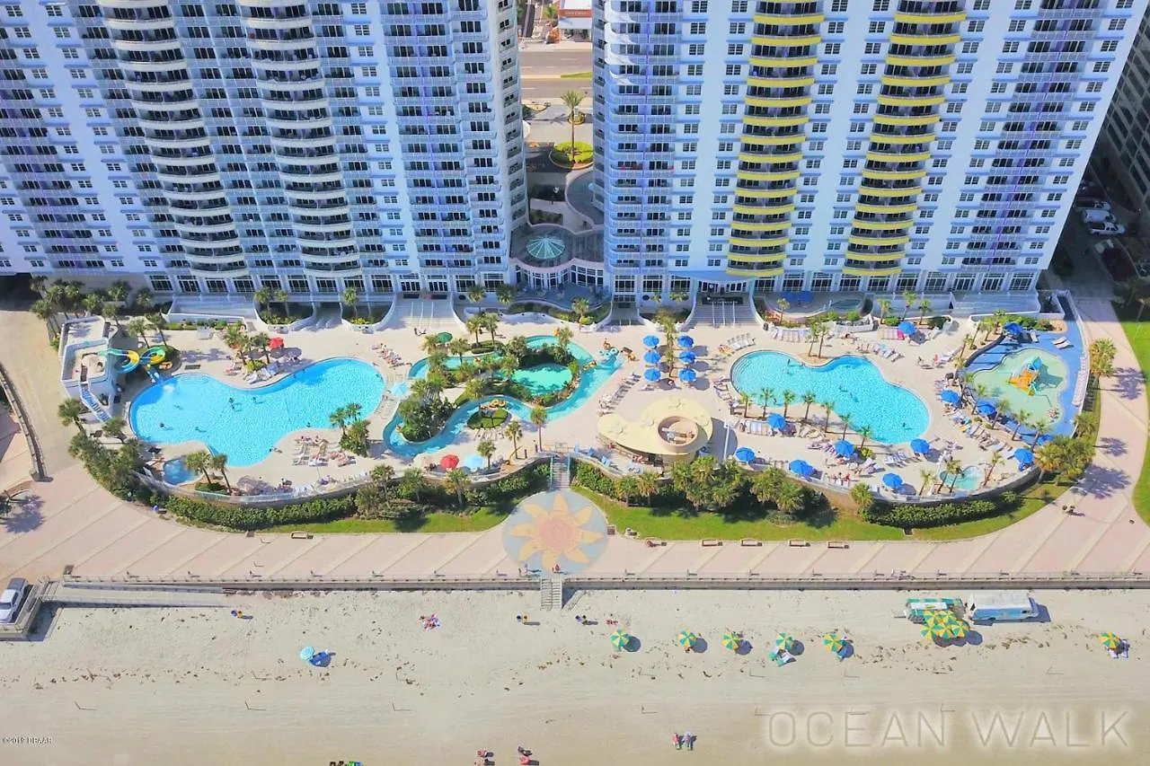 Apartment Vacation In Comfort And Luxury - 1Br Direct Oceanfront - Wyndham Ocean Walk Resort 1307 Daytona Beach