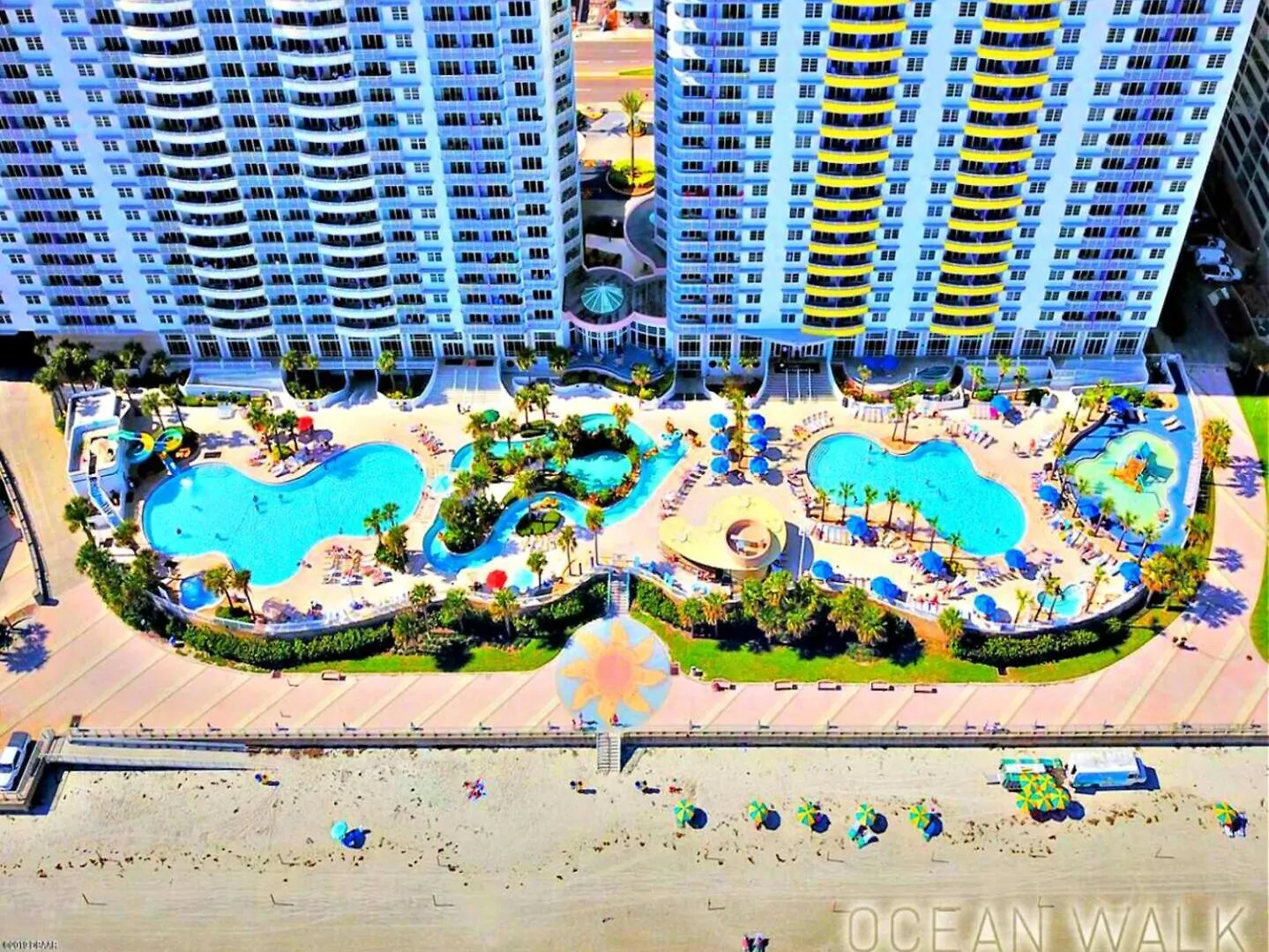 Apartment Vacation In Comfort And Luxury - 1Br Direct Oceanfront - Wyndham Ocean Walk Resort 1307 Daytona Beach